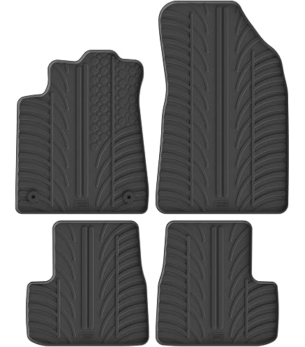 Tappetini Auto In Gomma TPE 3D Per Citroen C3 III (2016-2024) - Completo, Bordi Rialzati, Antiscivolo, Nero