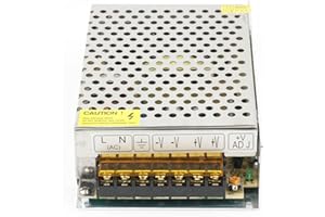 VELAIN 12V 10A Convertisseur de Commutation d'Alimentation,AC110V/220V à DC12V 120W Transformateur pour CCTV,Radio,Projet informatique,LED Ruban