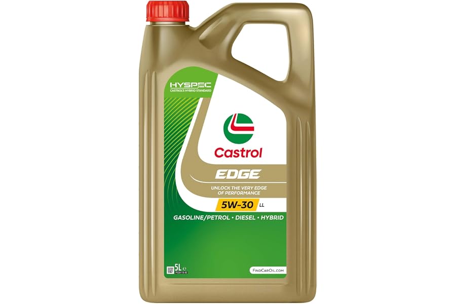 Castrol EDGE 5W-30 LL Advanced Full Synthetic Engine Oil, 5L