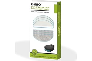 E-Hao Lot de 6 serpillères de Rechange pour Robots iRobot Roomba Combo Essential Y0140, Y0110, Y0112, 105 et Combo Essential 2, lavables et réutilisables en Microfibre