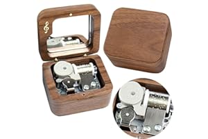 Sinzyo Howl's Moving Castle-Merry Go Round of Life Scatola Musicale in Noce Scatola Musicale Vintage per Compleanno Regalo di San Valentino per Natale