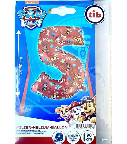 Toyland® Riesen-Paw Patrol Ballon – Avalanche/Everest, 85 Cm (34 Zoll) – Mit Ventil Für Luft Oder Helium