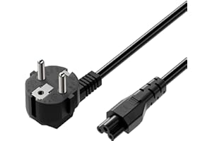 airwak Cavo di Ricarica Rapida Compatibile con Ninebot by Segway Max G2/G30/G2E/G30P/G30D/P65/P100S/G30E, Cavo di Alimentazione di Ricambio a 3 Poli Mickey Mouse, Cavo CA Universale da