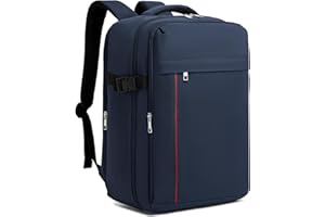 KONO plecak Ryanair bagaż podręczny 40 x 20 x 25, bagaż podręczny do samolotu, podróż, 20 l, plecak na laptopa 15,6", Eurowings dla mężczyzn i kobiet, niebieski