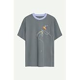 Erkek Oversize Tasarım T-Shirt - Layt