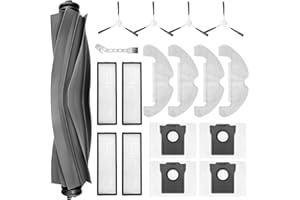 KIIMSIN KimSin Accessori per Dreame D10 Plus Gen 2 aspirapolvere robot di ricambio, Spazzola Principale, 4 Panni, 4 Sacchetti, 4 spazzole Laterali, 4 Filtro