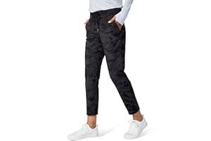 G Gradual Damenhose mit tiefen Taschen, 7/8 Stretch, Knöchel, Sweatpants für Golf, Athletik, Lounge, Reisen, Arbeit