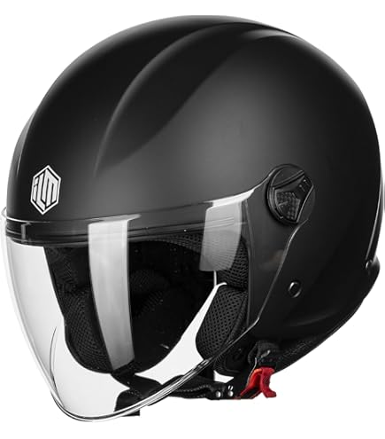 Casco Iton Man Casco Jet Doppia Visiera Casco Moto Jet Con Visiera