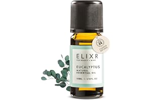 ‎ELIXR ELIXR – Eukalyptusöl zur Raumbeduftung, für Aromatherapie & als Massageöl – 100% naturreines ätherisches Öl aus Eukalyptus – zertifizierte Naturkosmetik aus Deutschland (10ml)