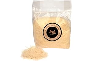Mughe Gourmet - Masa Kataifi Premium, Seca y Picada - Kurutulmuş Kadayif Hamuru - Ingrediente para Baklava, Kunafa y Barra de Chocolate con Pistacho de Dubái 400g