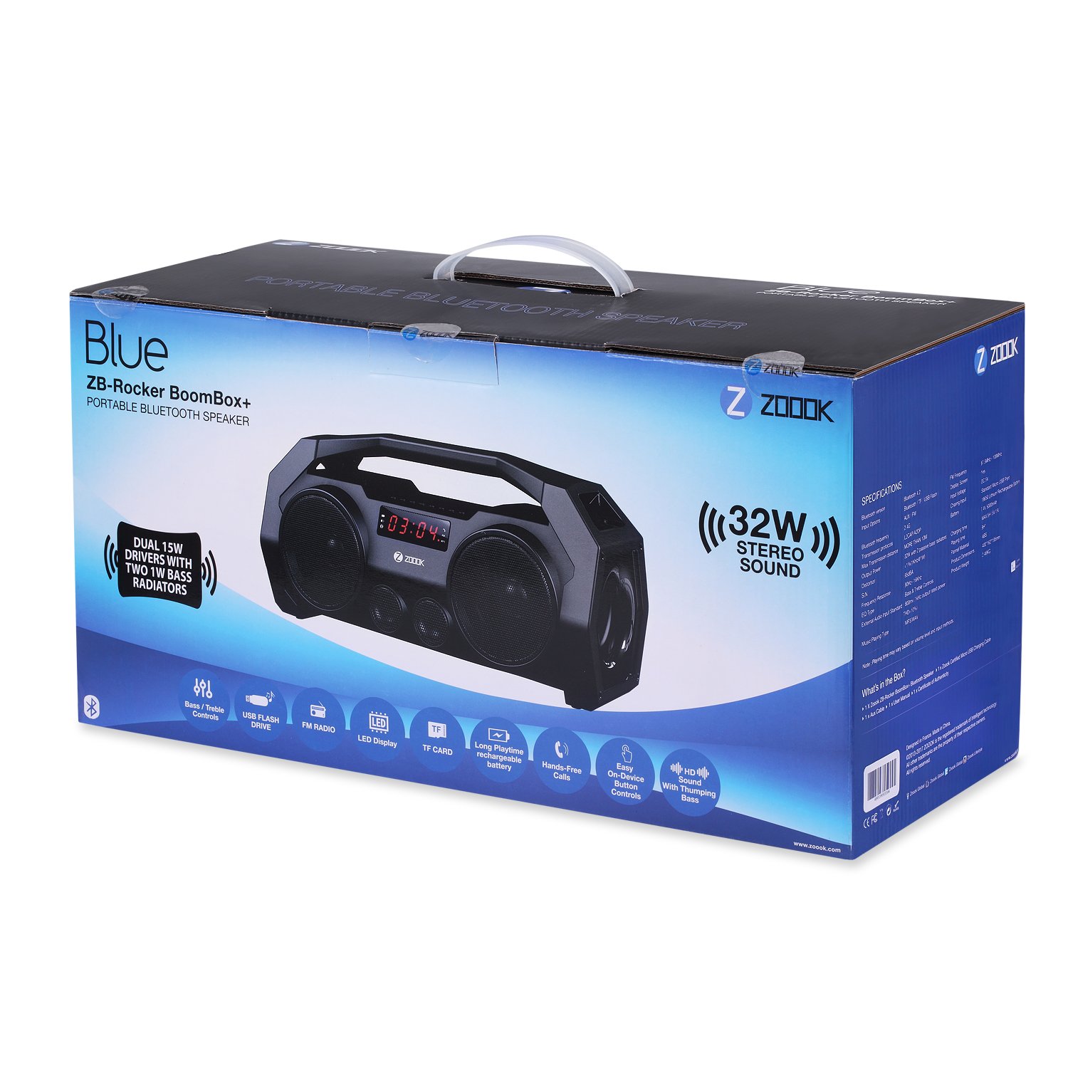 zoook rocker boombox  32w