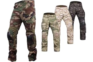 ELITE TRIBE Emerson Airsoft Hunting Tactical Pants Combat Gen3 Pants with Knee Pads