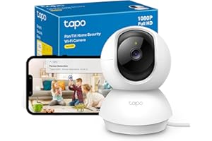 Tapo C200 1080p Pan/Tilt Indoor Camera, Baby Monitoring, Motion Detection, Customizable Privacy Mode, 2-Way Audio, Night Vision, Cloud and Local Storage, Works With Alexa and Google, No Monthly Fee