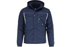 BWOLF DRIFT ICE Arbeitsjacke Herren Winter Arbeitsjacke Herren Wasserdicht Reflektierende Jacke Herren