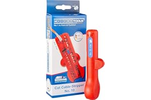 WEICON TOOLS Cat Cable-Stripper No.10, Dénudeur pour câbles de données Cat 5, 6 & 7, Dénudeur pour câbles réseau
