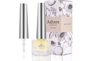 ADHERE Olio per Cuticole per Unghie Olio Professionale per Unghie 8ML, Olio per Cuticole di Jojoba Contiene Vitamine con Pennello Morbido, per Nutrire, Idratare, Cura delle Unghie Secche e Ruvide Ripa