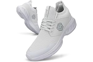 Giniros Baskets et Chaussures de Sport Homme Respirant Légères Sneakers Confortables Mode Casual Marche Course Fitness Running Tennis Outdoor Gym Jogging Chaussure