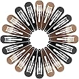 Funtopia Women Hair Clips, 40 Pcs 7cm / 2.8 Inch Long No Slip Metal Hair Clips Large Snap Hair Clips Barrettes Hairpins for Thick Hair (Brown & Black)