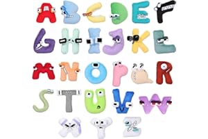 Maomoto Alphabet Lore Plush,26 Pcs Alphabet Lore Plush Toys,Fun Stuffed Alphabet Lore Plush Figure Dolls Funny Plush Toy Gift for kids and Fans (20 cm)