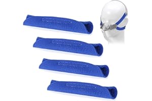 REAQER CPAP Headgear Strap Cover Pads Comfortable Universal CPAP Mask Liner to Prevent Redness and Discomfort for Sleep Apnea(4 pcs)