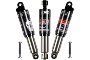 CNCLOL Mountain Bike Rear Shock 120mm/125mm/150mm/165mm/185mm/190mm/200mm,Bicycle Back Shock Absorber- Hydraulic Rear Suspension Shock for Mtb/Mt/ebike/Dmn/Electric scooter.