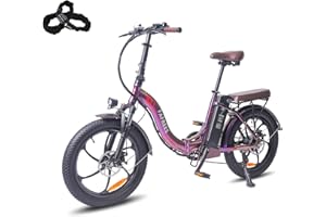 ‎FAFREES Fafrees F20 PRO [ Offiziell ] Herren E Bike Klappbar Fatbike mit 36V 18AH Akku, Damen E-Bike 20 Zoll Elektrisches Fahrrad 250W, Ebike Fahrrad 25km/h Mountainbike Herren Shimano 7S Klapprad 150kg