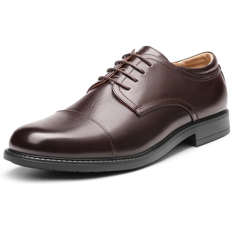 Bruno Marc Mens Lace Up Soft Cap-Toe Formal Dress Netherlands Bruno Marc Mens Lace Up Soft Cap-Toe Formal Dress Netherlands