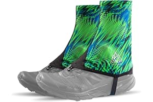TRIWONDER Trail Running Gaiters Lightweight Breathable Sandproof Ankle Leg Gaiters Shoe Gators for Men Women Hiking Backpacking Walking