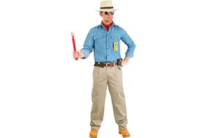 FUN COSTUMES Jurassic Park Dr. Grant Men's Fancy Dress Costume X-Large