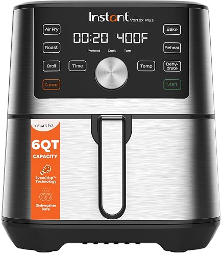 Instant Pot Vortex 8 Litre ClearCook Digital Air Fryer Touch