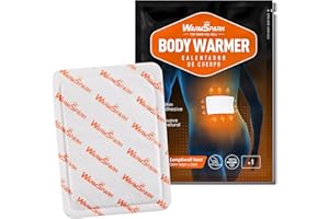 Body Warmers with Adhesive - Heat Warmer Patch Disposable Air Activated Hot Warmers - Up to 12 Hours of Heat - WarmSpark