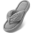 ULTRAIDEAS Women's Popcorn Flip Flop Slipper with Memory Foam