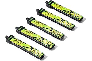 BETAFPV 5pcs LAVA II 1S 320mAh LiHV Battery 3.8V 95C with BT2.0 Connector