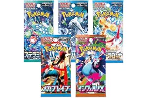 定坊 さだ坊 SADABOU JAPAN 5 x Japanese Pokemon Booster Packs | Scarlet & Violet Set | Pokémon Trading Cards in 5 Booster | Pokemon TCG Pack | from Japanese Seller (Mixed)