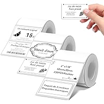 100 étiquettes Photo Halloween Pour Imprimante NIIMBOT B21Pro - 50x80mm, Idéales Pour Décorations Et Souvenirs