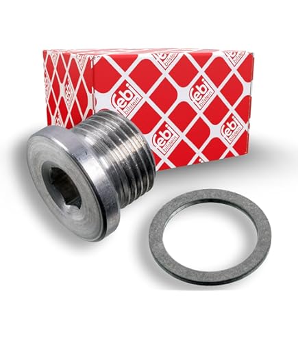Vis-bouchon De Carter D'huile Febi Bilstein 30180 - M14 X 1,5 - Pour Mitsubishi, Hyundai, Kia, Opel, Suzuki, Etc. - Qualité Origine