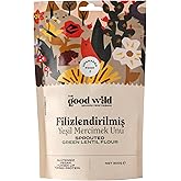 The Good Wild Filizlendirilmiş Yeşil Mercimek Unu - Glutensiz Un, Vegan, Y&uuml;ksek Lifli, Protein Kaynağı, 300 g
