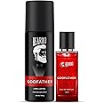 BEARDO Godfather Perfume For Men, 50 Ml + Body Spray Deo 150 Ml | Premium, Strong & Long Lasting Fragrance | Woody Spicy Deodrant For Husband And Boyfriend | Christmas Gift For Friends | Gift For Men