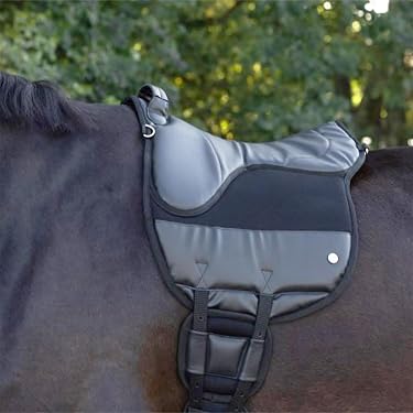 Tapis De Selle De Vitesse Hy Pro - Rose Avec Lien Noir, Pour Poney - 12