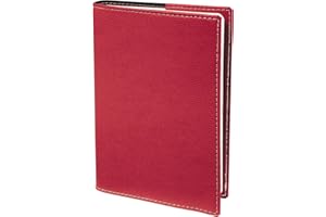 Quo Vadis - Collection : Club AFFAIRES - Agenda civil - Semainier - Format : 10x15 cm - Rouge Cerise - Année 2024