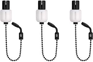 New Direction Tackle white Teflon bobbin T3 pro | 3 rod set | Black chain | Adjustable line clip | Slot for isotope | Carp fishing