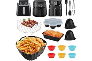 NVSEATY Zestaw Akcesoriów Do Frytkownicy Na Gorące Powietrze Philips Airfryer 2000 Series Na229/00 4,2 l, Akcesoria Philips Airfryer, Forma Silikonowa, Akcesoria Do Frytkownicy Na Gorące Powietrze