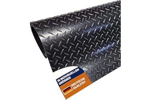 Wulkow Diamant Tränenblech Gummimatte 3mm - BREITE 0,1m bis 2,0m - LÄNGE 0,1m bis 10m - Auswahl 1000mm x 2000mm x 3mm (1m x 2m x 3mm) - Gummiläufer Arbeitsplatz-Matte - PREMIUM-Ware