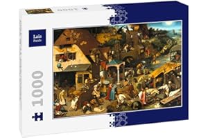 Lais Puzzle Pieter Bruegel Starszy - Seria obrazów przypominających łuki, Przysłowia Holenderskie 1000 Części