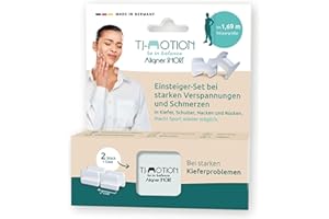 TJ-MOTION BE IN BALANCE TJ-Motion Aligner SHORT 2cm – Kieferentspannung & Vagusnerv-Aktivierung – 2er Set aus medizinischem Silikon – gegen Kiefer-, Nacken- & Rückenschmerzen – BPA-frei, vegan, geruchsneutral