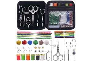 XFISHMAN Fliegenbinden-Set zum Fliegenfischen, Binden, Fliegen mit Werkzeugen und Materialien