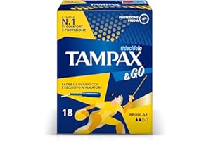 TAMPAX &GO REGULAR x18