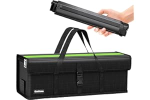 GOWINSEE Ebike Akku Tasche, Upgrade 6 Schichten Brandschutz Feuerfest Akku Tasche bis 1400°C, Wasserdicht Explosionssicher, Lipo Safe Bag für Lagerung Transport Aufladung, Ebike akku schutzhülle Großraum(M)