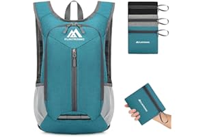 flintronic 16L Mochila Plegable Ultraligera, Mochila de Viaje, Mochilas de Senderismo, Mochilas de Marcha Pequeña, Impermeable, para Hombre Mujer, para Senderismo Caminar Acampar