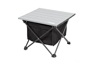 AKTIVE mesa Camping Plegable Alu 45x35x30cm C/bolsillo
